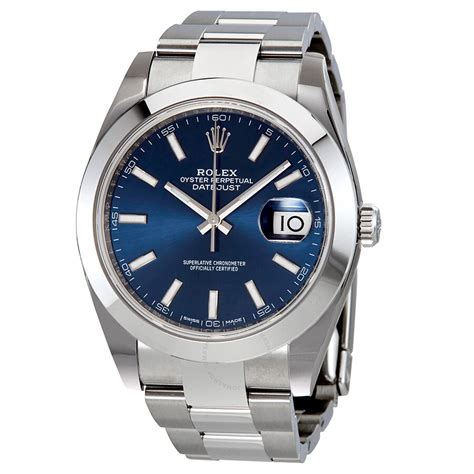 rolex datejust blue disl|blue face Rolex date just.